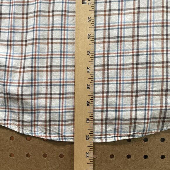 Martin Dingman Countrywear Button Down Shirt Men Large Multicolor LS Plaid Italy - Picture 10 of 11